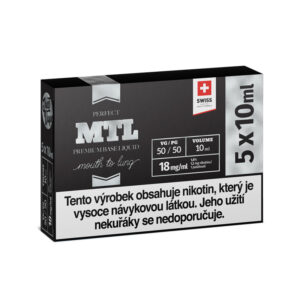 JustVape MTL Booster 50VG/50PG 5x10ml - 18mg