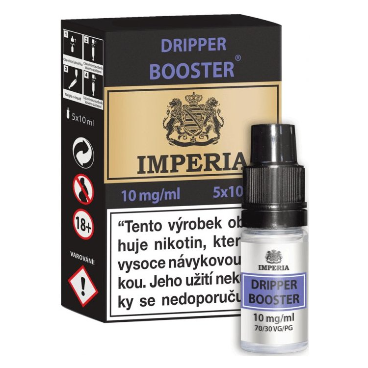 BOOSTER IMPERIA Dripper VPG 70/30 5x10ml / booster imperia dl 70/30 dripper Nikotin: 10 mg – Kolek Q