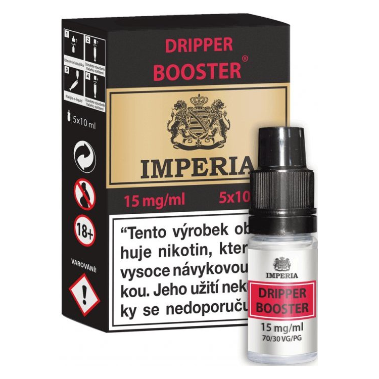 BOOSTER IMPERIA Dripper VPG 70/30 5x10ml / booster imperia dl 70/30 dripper Nikotin: 15 mg – Kolek R