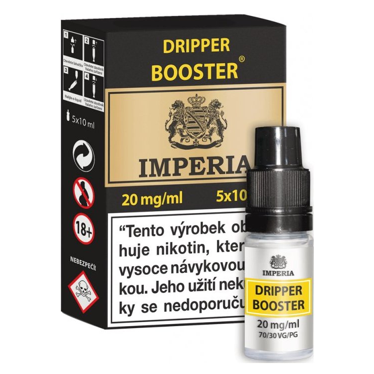 BOOSTER IMPERIA Dripper VPG 70/30 5x10ml / booster imperia dl 70/30 dripper Nikotin: 20 mg – Kolek Q